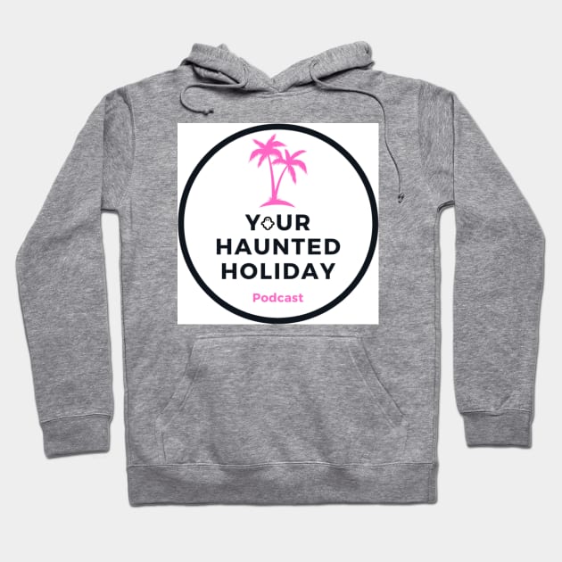 YHH Pink Palm Tree Hoodie by Your Haunted Holiday Merchandise